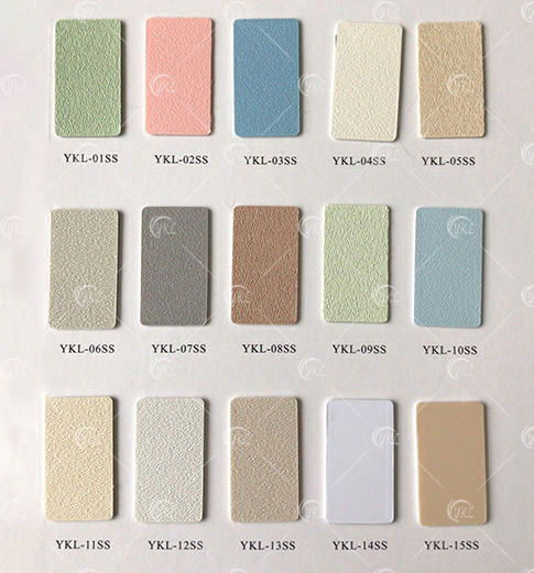 High strength anti-collision ABS resin board color sample card