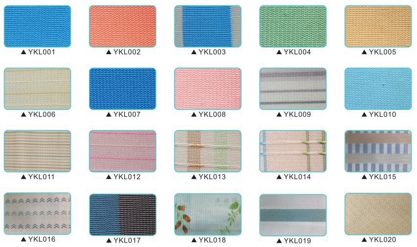 Curtain color sample card