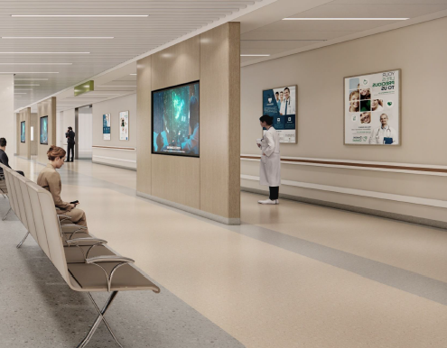 China Hospital Various Medical Corridor Handrail 