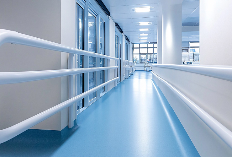 Hospital-Type PVC Crash-Resistant Handrail: ECONLEY TECHNOLOGY’s Durable Safety Solution for Medical