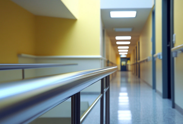 Hospital Corridor Handrail: ECONLEY TECHNOLOGY’s Tailored Safety Solution for Medical Passageways