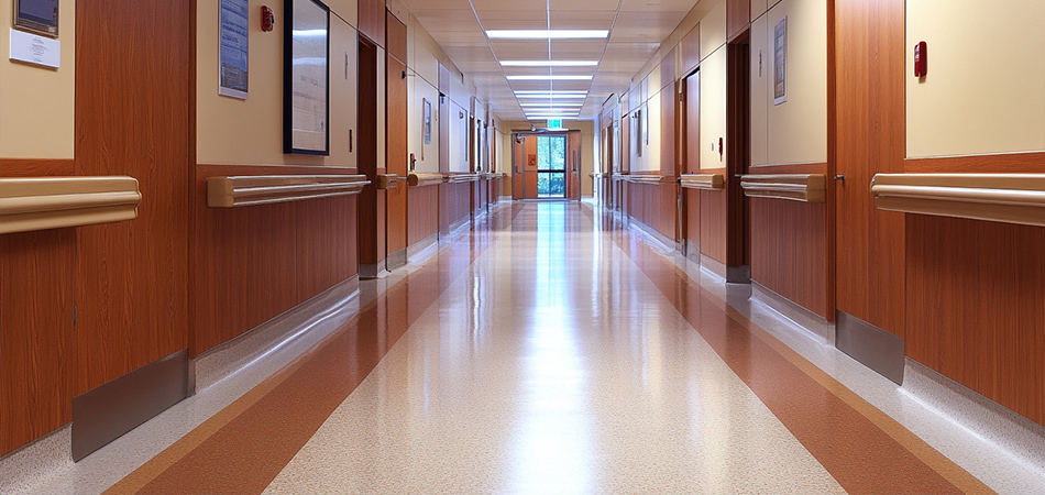 Nursing Home Corridor Handrail