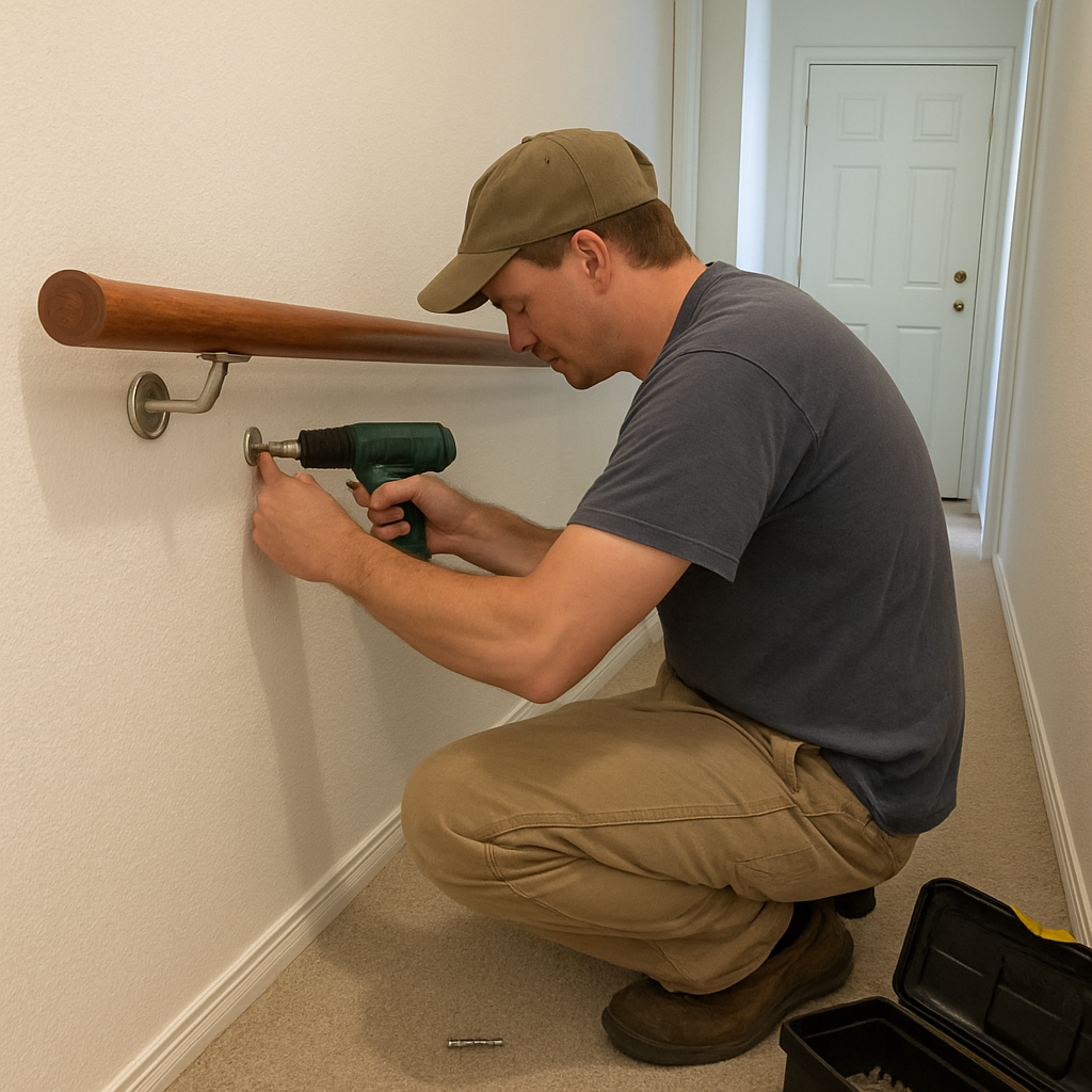 Wall-Mounted Senior Handrail