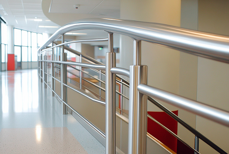 Hospital Crash-Resistant Handrail Installation Team ECONLEY TECHNOLOGY’s Expertise in Safe Medical I