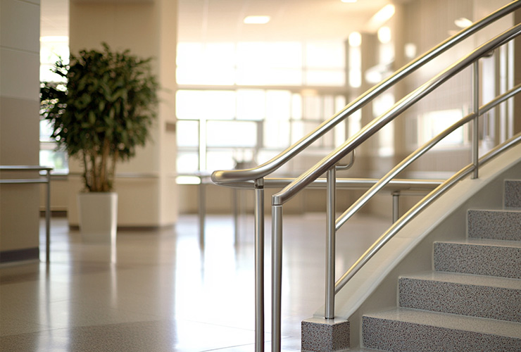 Nursing Home Corridor Handrail ECONLEY TECHNOLOGY’s Reliable Support for Elderly Care