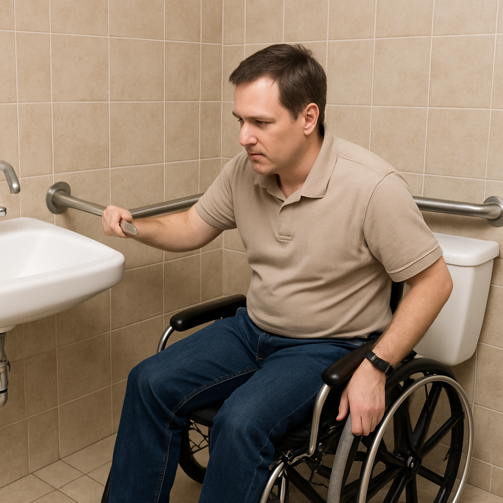 Wheelchair Wall Transfer Bar