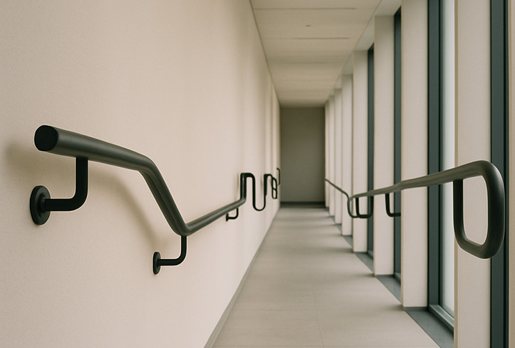 Stylish Corridor Anti-Collision Handrail Decor