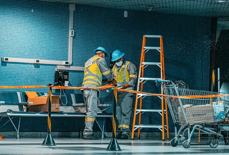 Hospital Crash-Resistant Handrail CAD Drawings