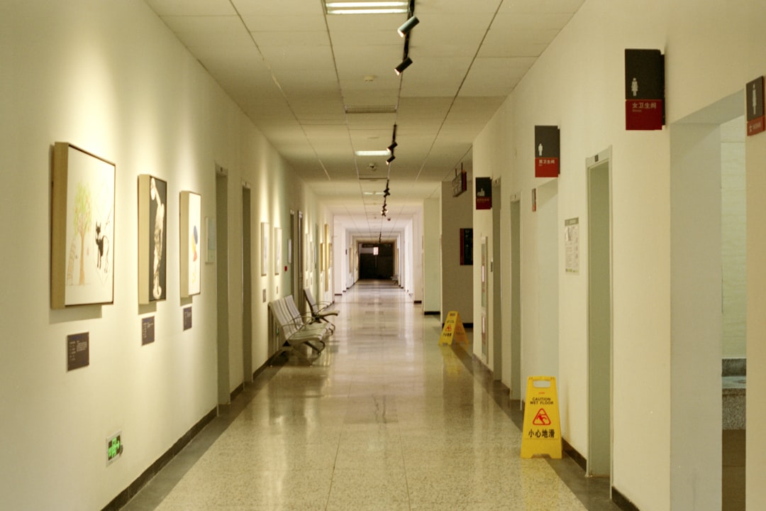 Hospital Corridor Handrail