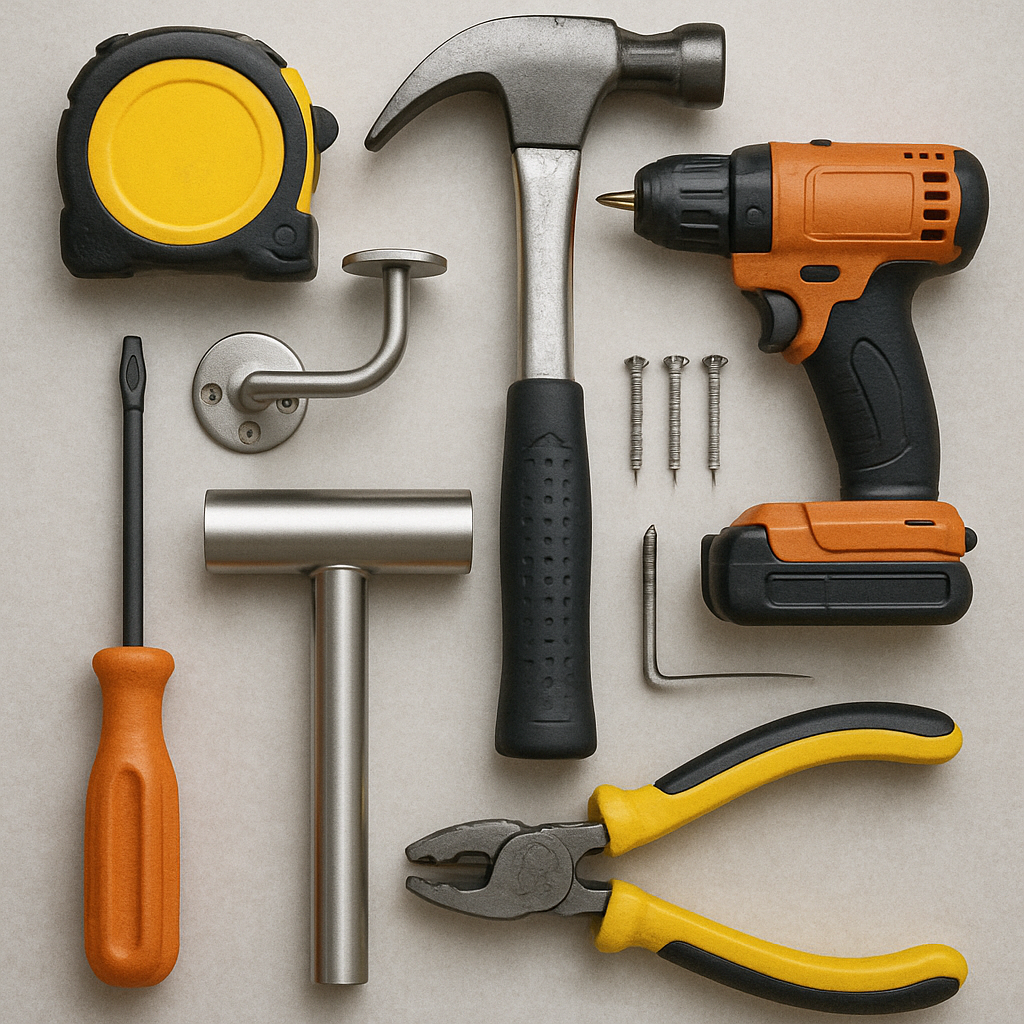 Bathroom Accessibility Handrail Installation Images