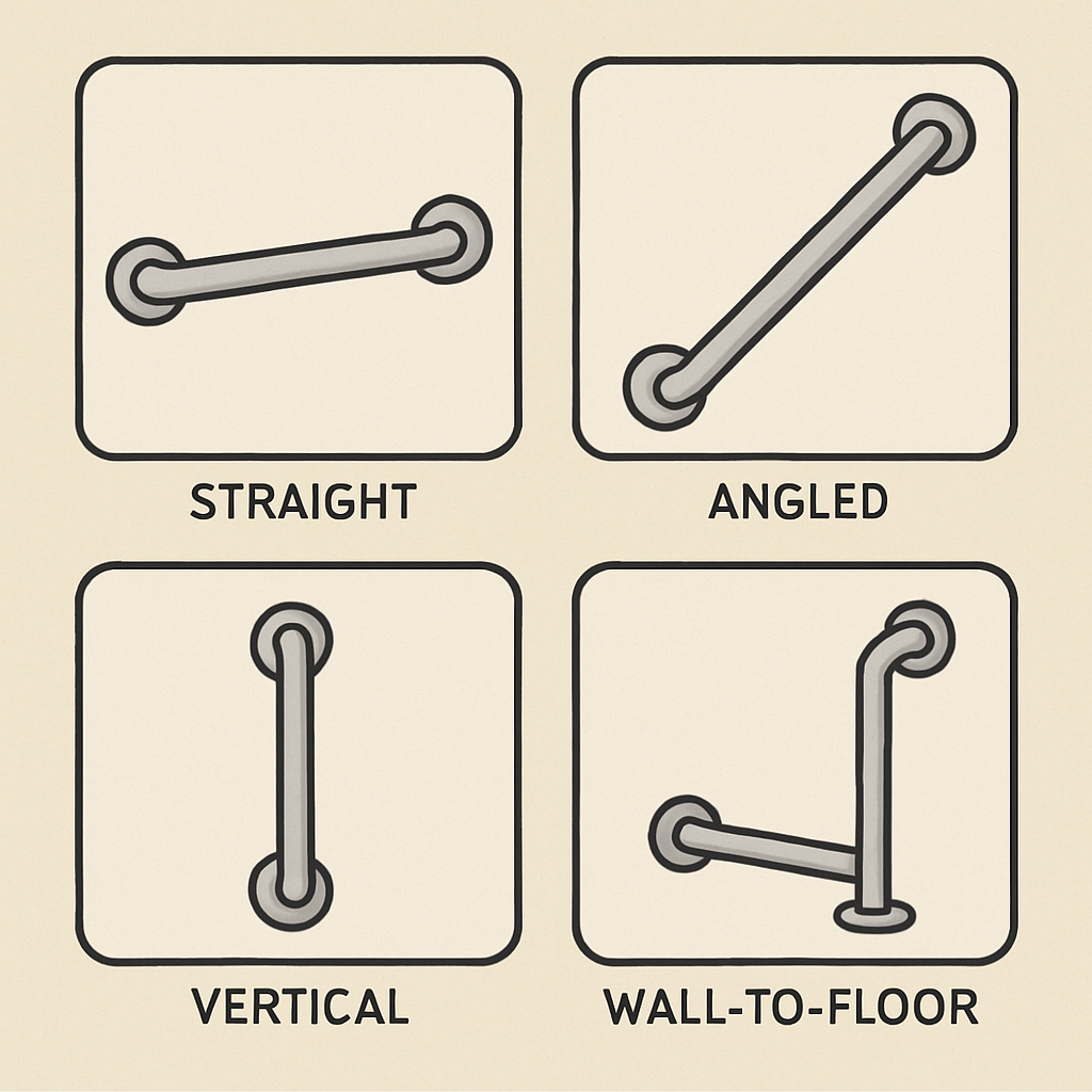 Bathroom Accessibility Handrail Installation Images