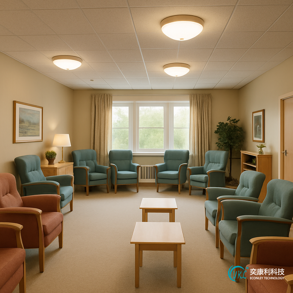 China Nursing Home Eco-Friendly Roller Blind Projects