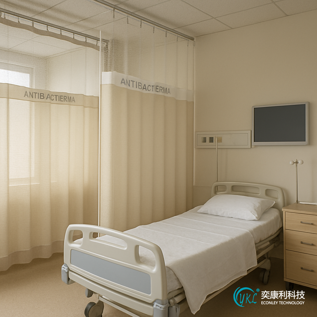 China Hospital Special Antibacterial Curtain Projects