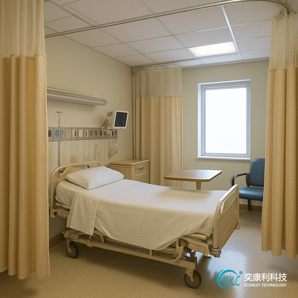 Hospital Bathroom Privacy Curtain