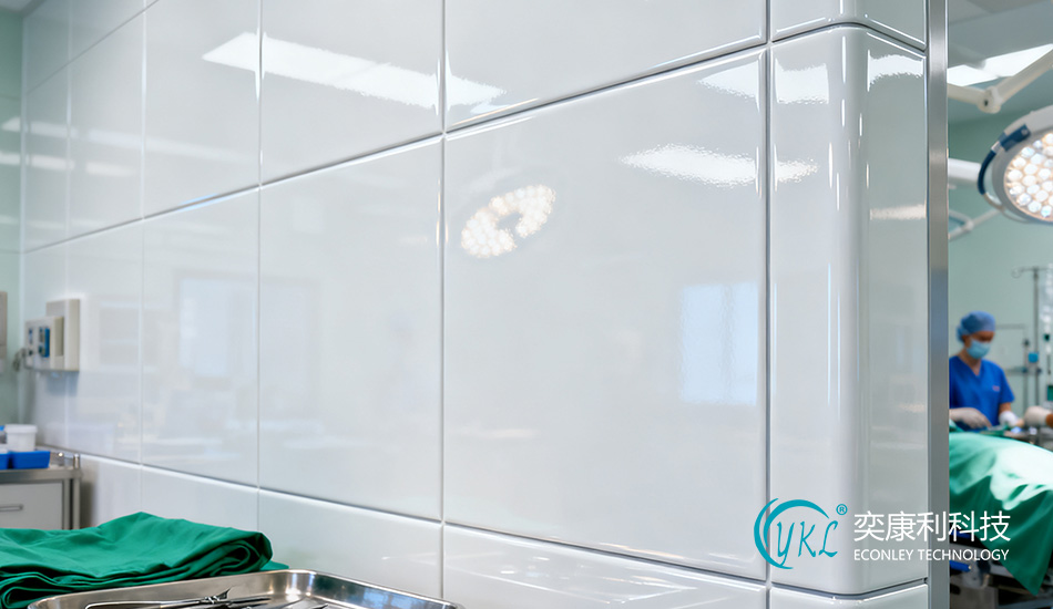 Hospital Specialized Resin Panel Installation Renderings