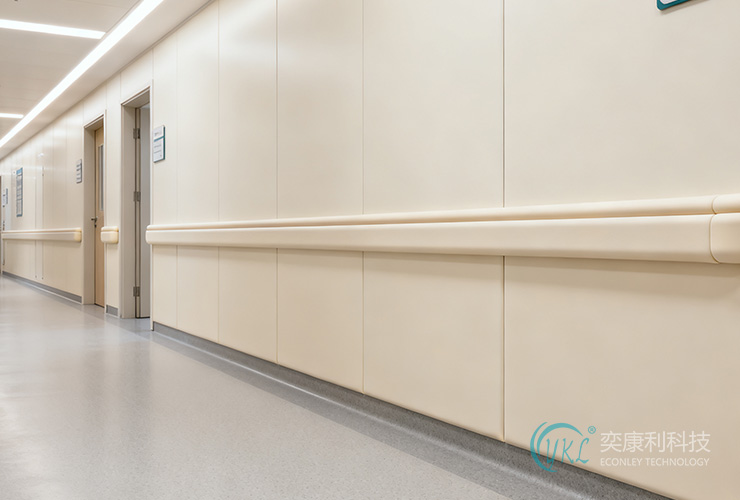 Hospital Anti-Collision Antibacterial Wall Panel Customization: Econley’s Tailored Healthcare Safety