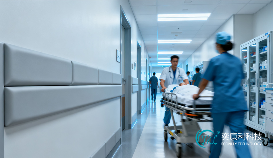 Hospital Anti-Collision Antibacterial Wall Panel Customization