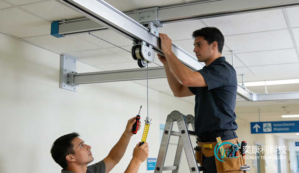 Medical Track Installation Site Photos