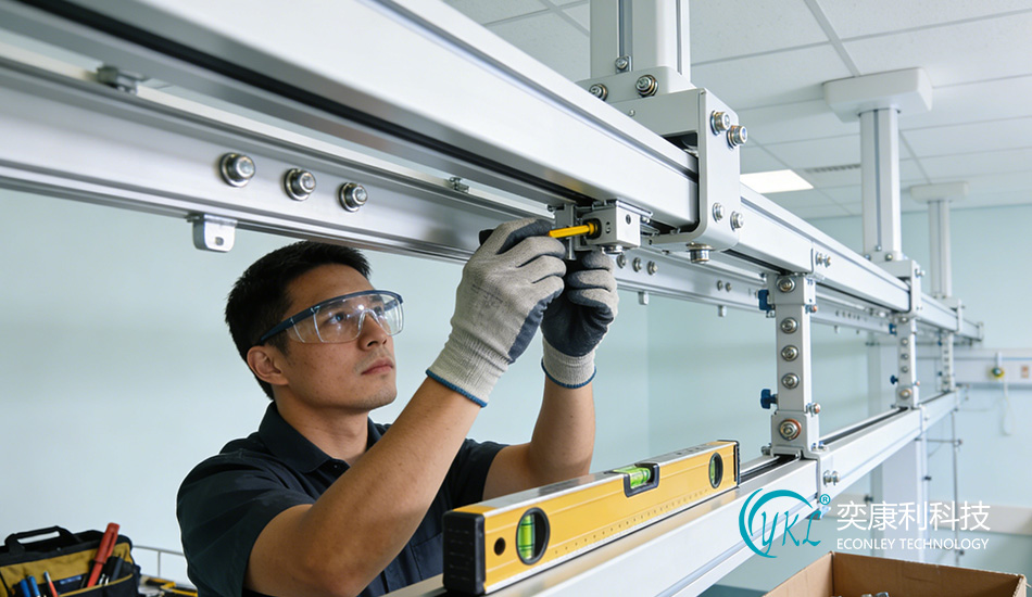 Medical Track Installation Site Photos