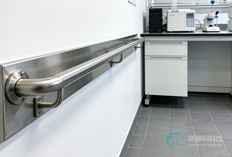 Laboratory Specialized Handrail Wall Panel Combination Enhancing Lab Safety And Efficiency