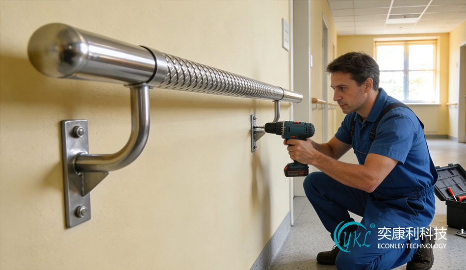 Nursing Home Handrail Installation