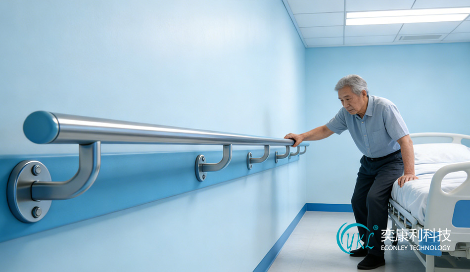 Hospital Special Crash-Resistant Handrail Effect Diagram