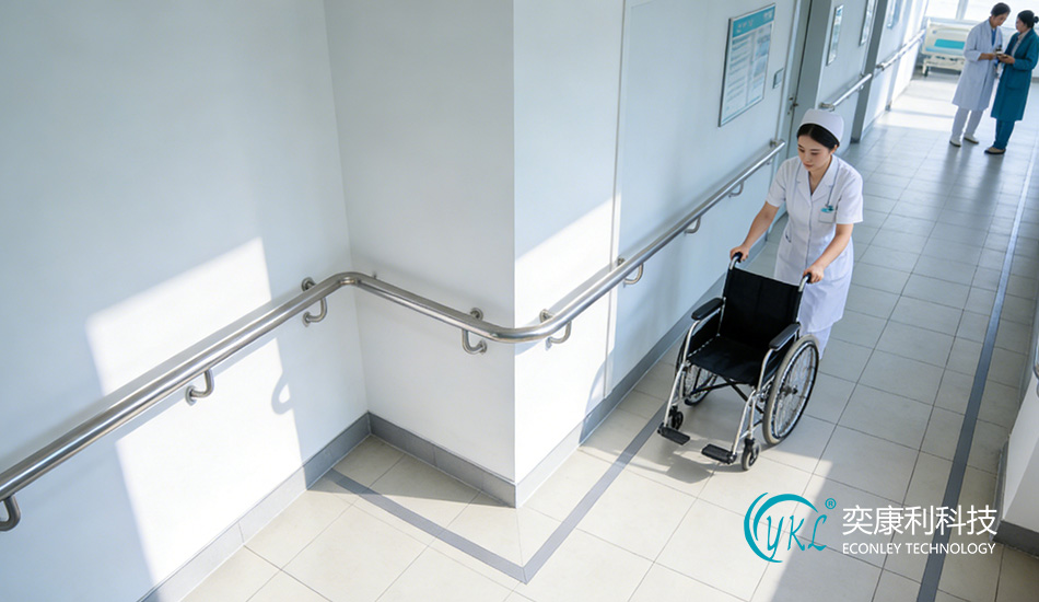 Nursing Home Corridor Handrail