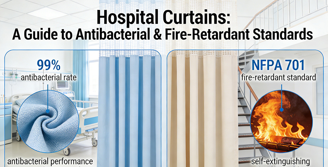 hospital curtains and tracks