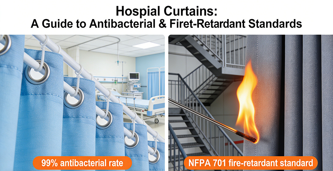 hospital curtain+flame retardant