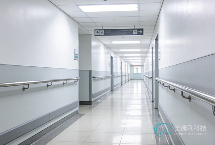 Hospital Handrails Manufacturer | ADA Compliant Corridor Safety | Econley