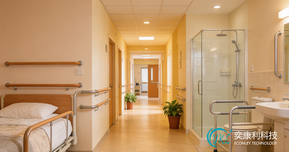 senior living corridor rails