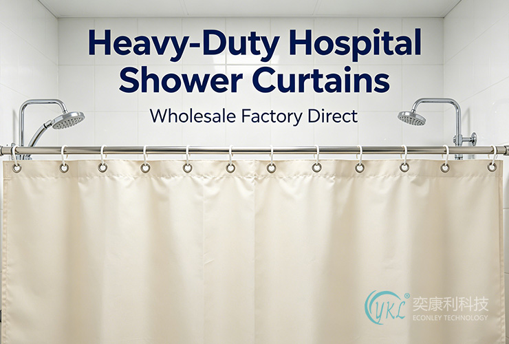 Heavy-Duty Hospital Shower Curtains | Wholesale Factory Direct